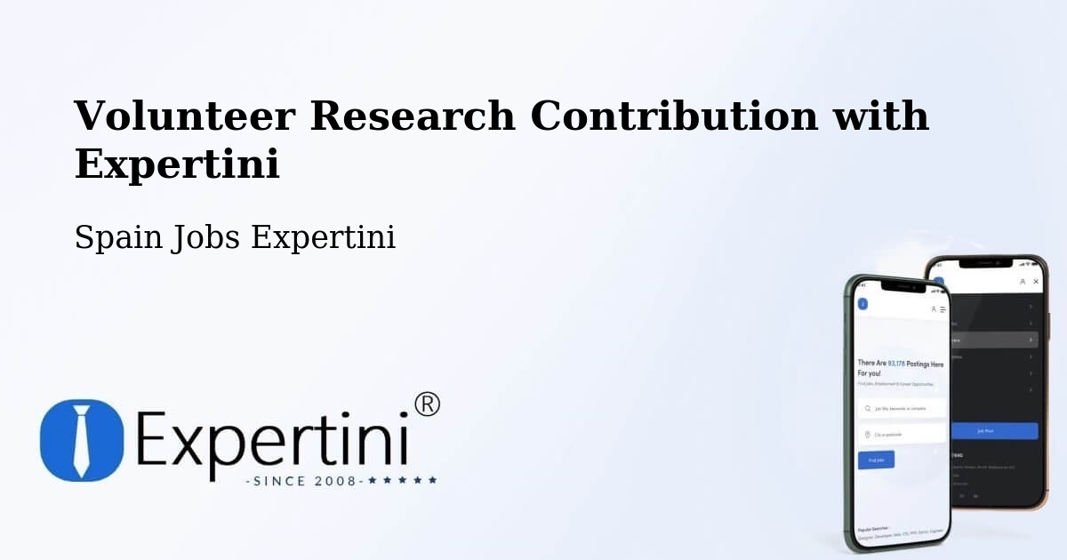 Volunteer Research Contribution Program – Cuenca - Spain Jobs Expertini